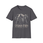 Stand Firm Ephesians 6 13 Christian Knight Armor Of God Spiritual Warfare Faith Courage T-Shirt