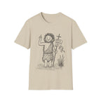 Ecce agnus dei john the baptist in jordan river christian baptism T-Shirt