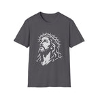 Jesus Christ With Crown Of Thorns Inspirational Christian Faith Easter Lent Good Friday Worship T-Shirt