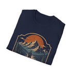 He Directs My Paths Proverbs 3 6 Christian Hiking Mountain Bible Verse Outdoor Faith Landscape T-Shirt