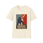 Grace Over Fear Christian Faith Inspirational Dove Woman Religious Hope T-Shirt