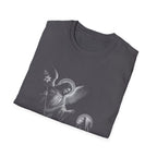Annunciation angel gabriel and virgin mary christian catholic angelic scene religious artwork for believers and marian T-Shirt