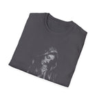 Virgin mary praying with rosary catholic christian marian devotion sacred prayer T-Shirt