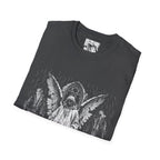 Endure In Silence Fallen Gothic Angel In Ruined Cathedral  Aesthetic For Metal And Horror Fans T-Shirt