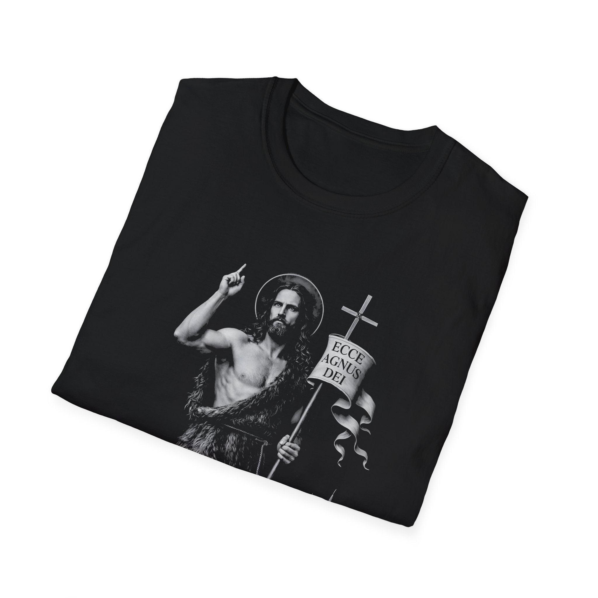 ECCE AGNUS DEI john the baptist christian faith T-Shirt