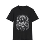 Sacred Heart Of Jesus Christ Radiant Christian Catholic Devotional Portrait T-Shirt