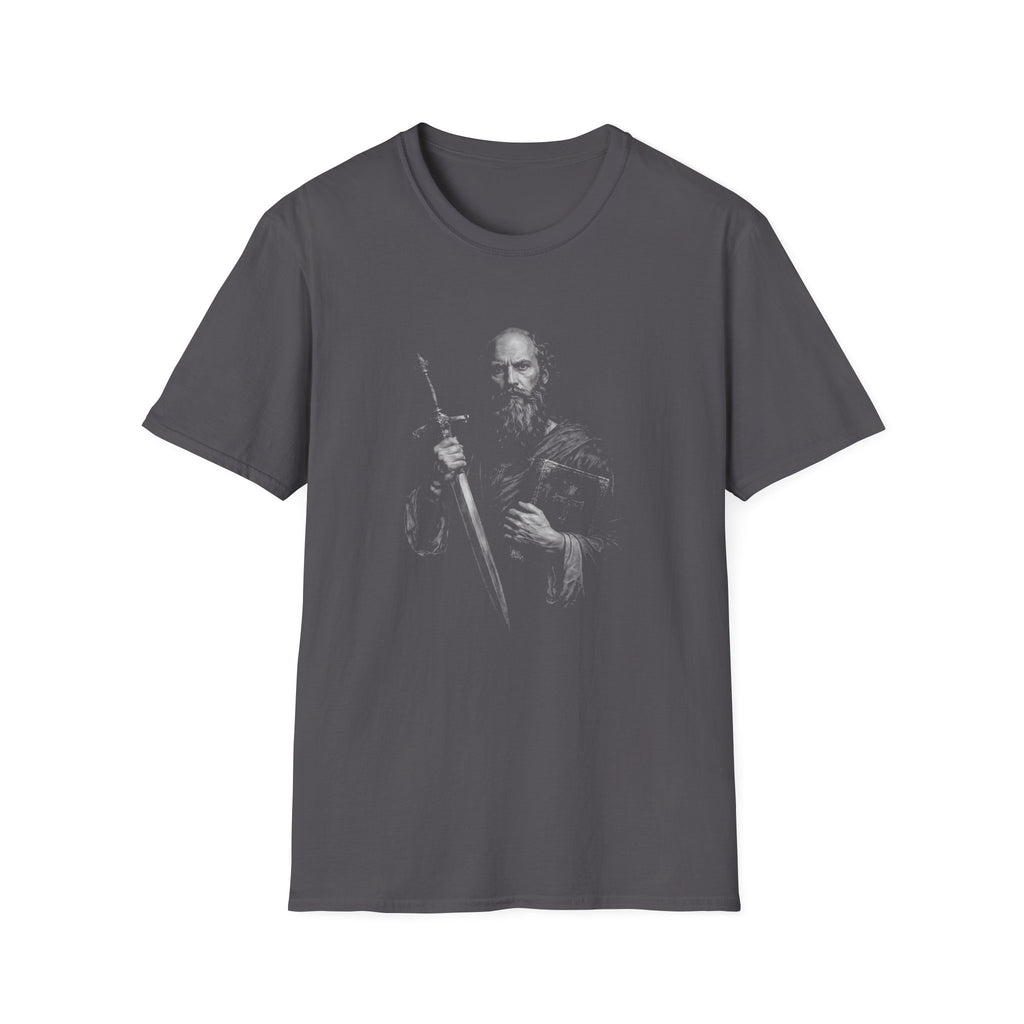 The apostle paul with sword and bible spiritual armor scripture inspired image T-Shirt