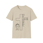 Christian kids cross fg sl twthg hobstwbi hs np bh el john 3 16 T-Shirt