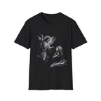 Annunciation angel gabriel and virgin mary christian catholic angelic scene religious artwork for believers and marian T-Shirt