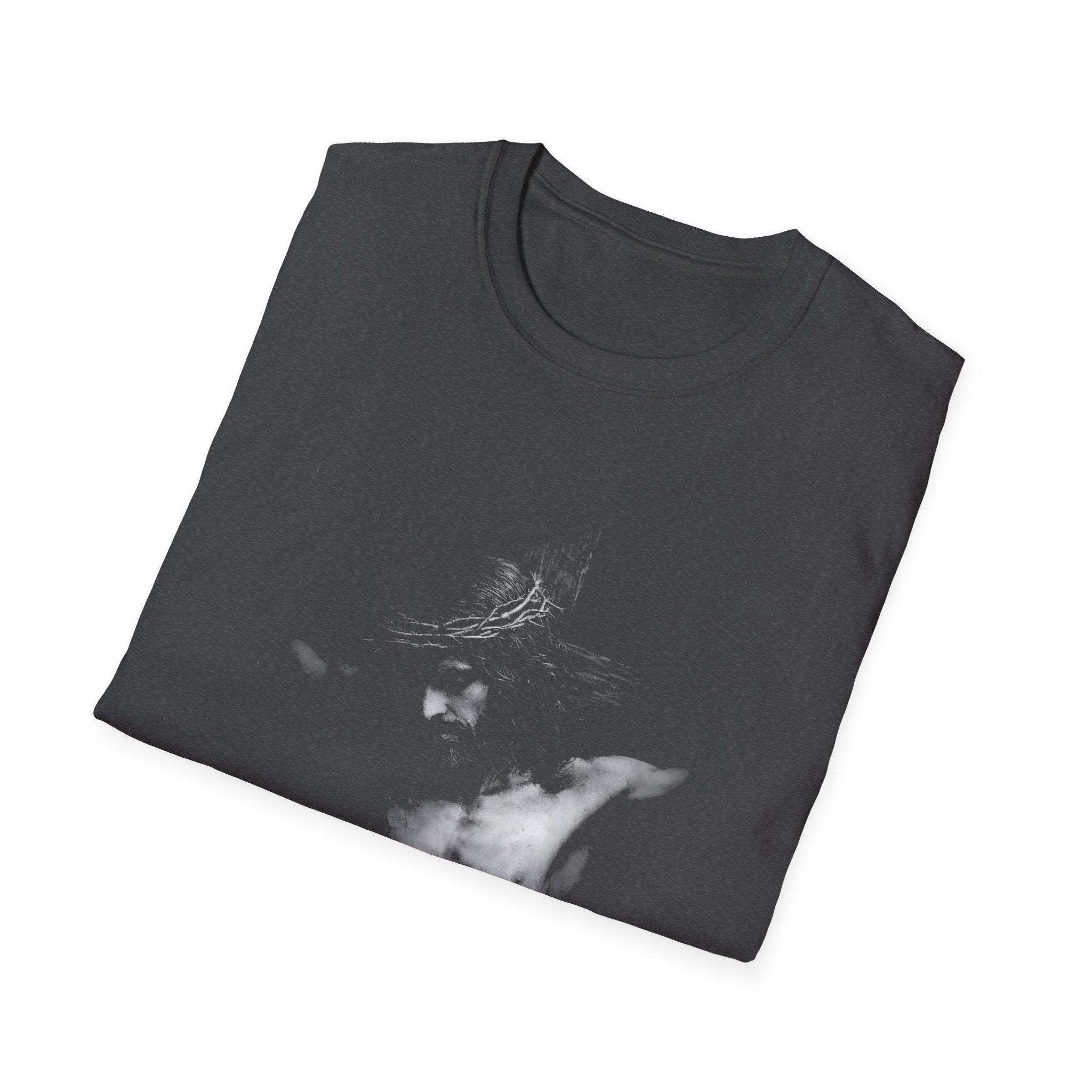 Jesus Christ On The Cross Dark Crucifixion Scene Christian Faith Good Friday Easter Salvation T-Shirt