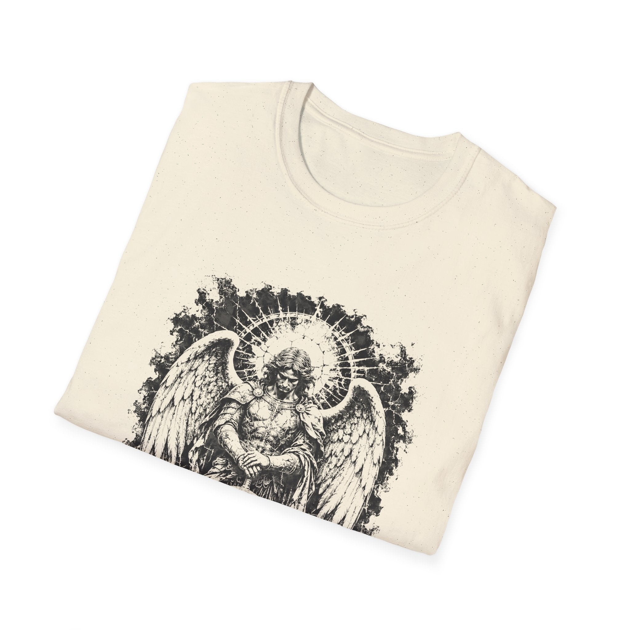 Saint Michael Defend Us Archangel Warrior Christian Catholic Spiritual Warfare Protection T-Shirt