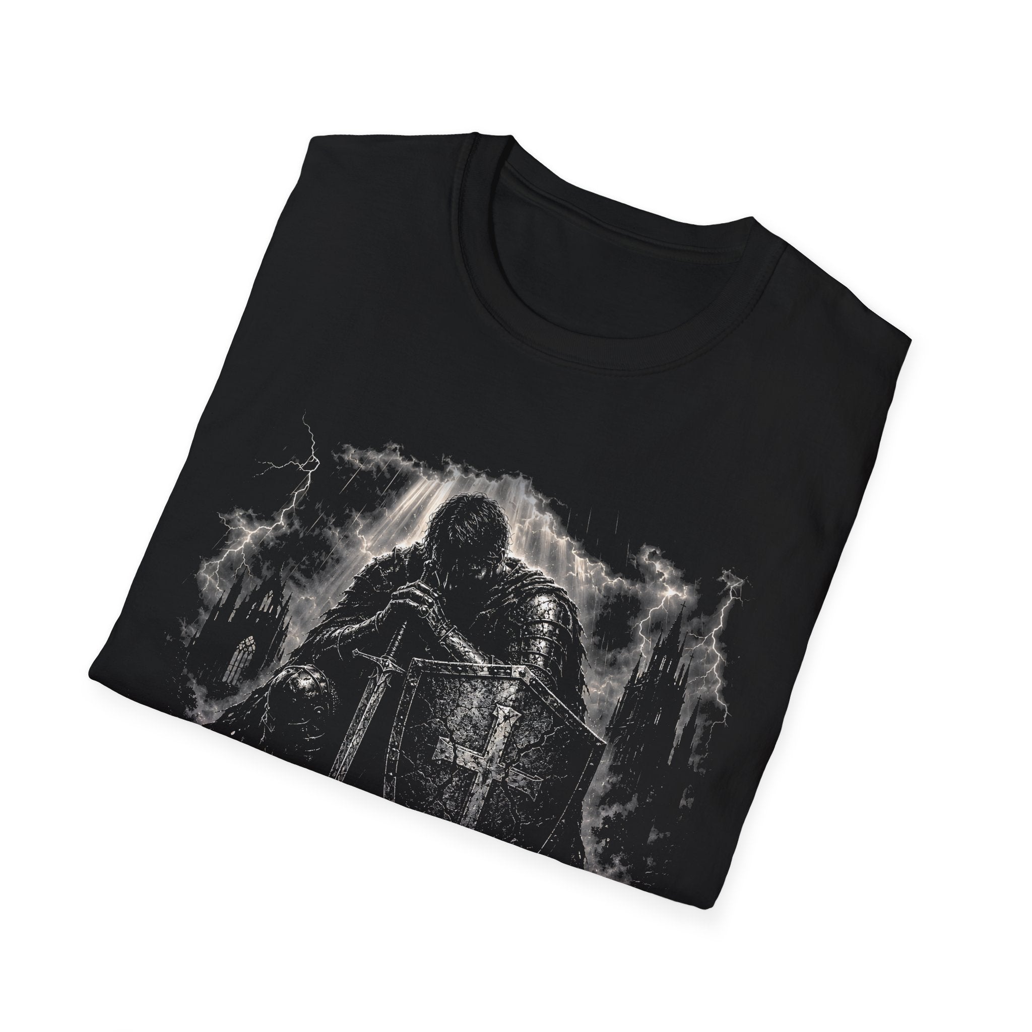 Stand Firm Ephesians 6 13 Christian Knight Armor Of God Spiritual Warfare Faith Courage T-Shirt