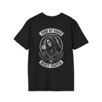 Sons Of Grace Mercy Chapter Gothic Virgin Mary Cross And Roses Catholic Biker Faith Emblem
