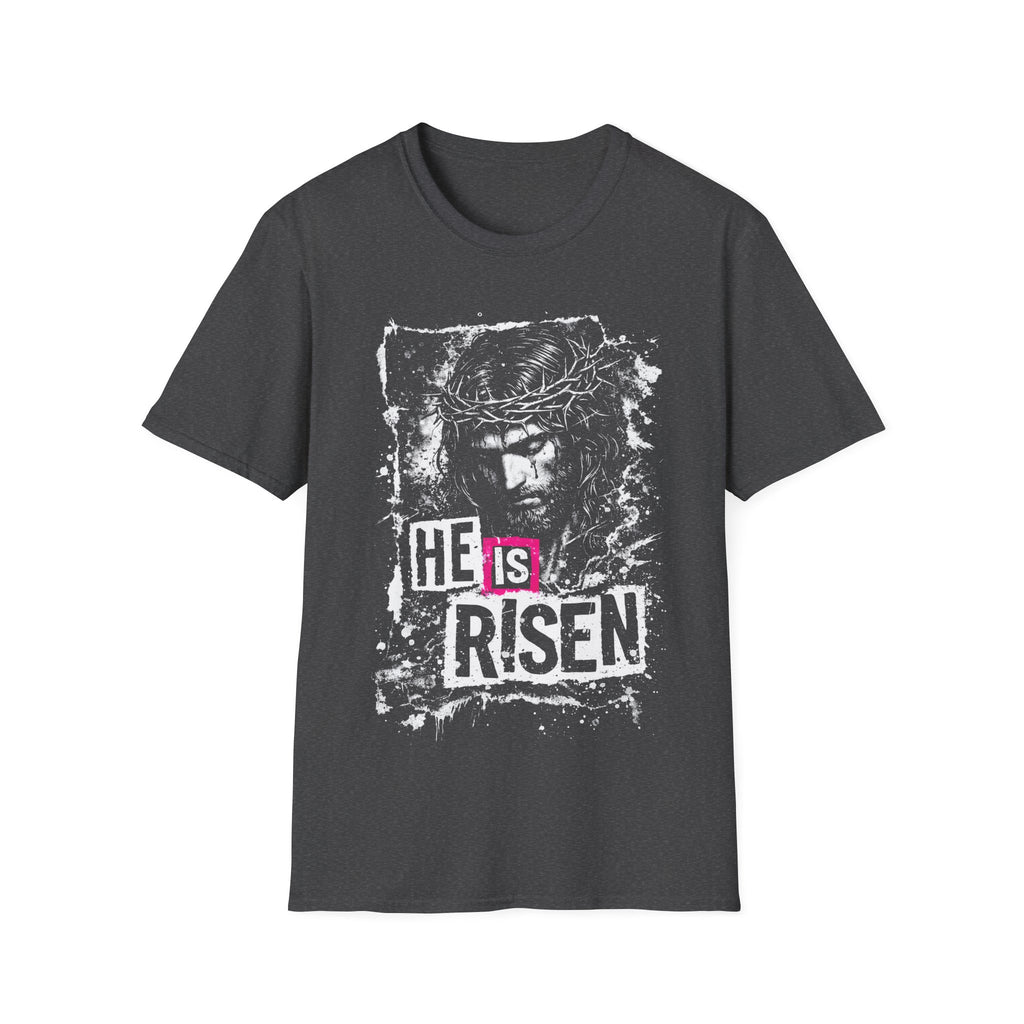 He is risen christian easter resurrection jesus crown of thorns T-Shirt