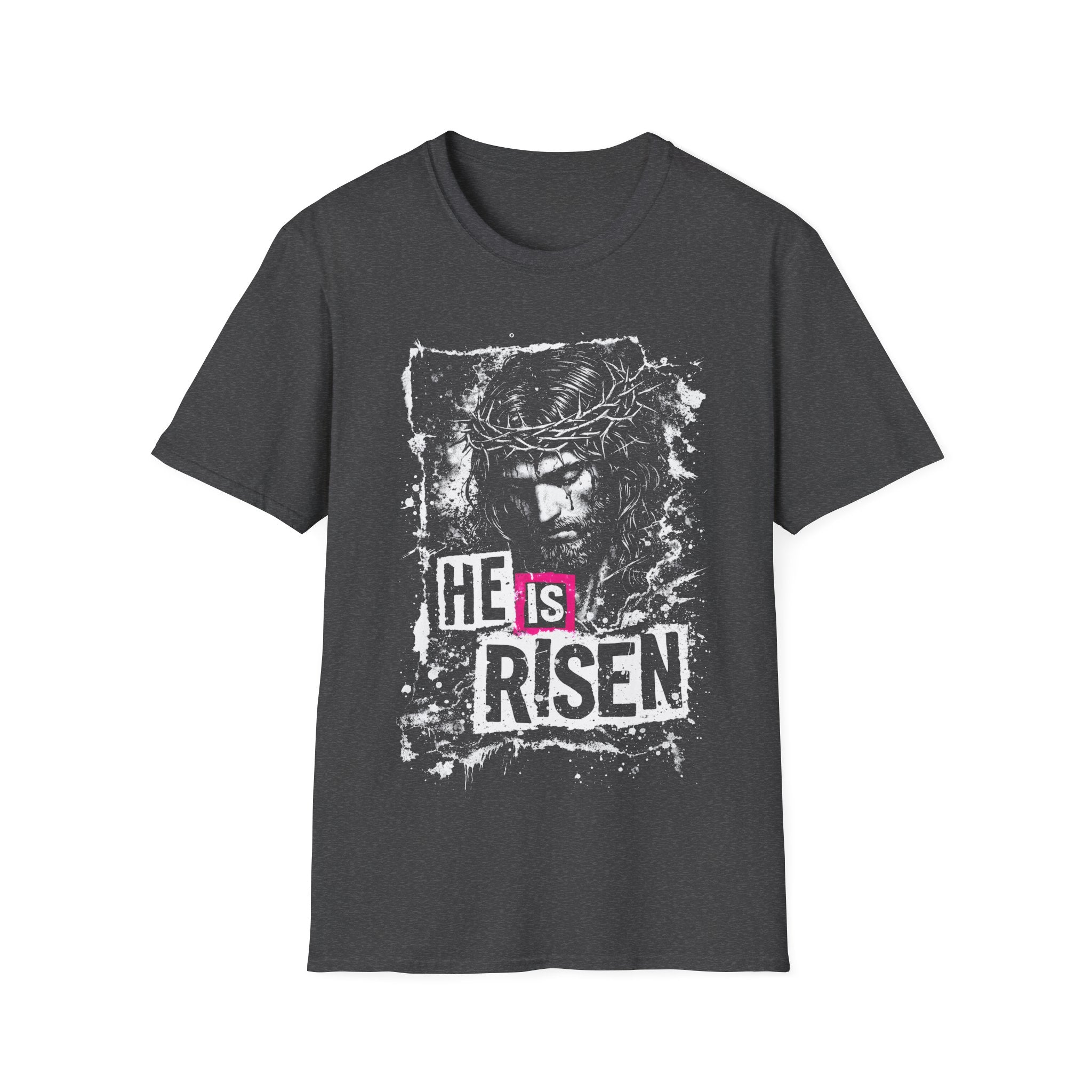 He is risen christian easter resurrection jesus crown of thorns T-Shirt