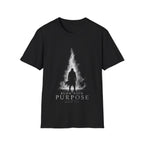 Burn With Purpose Romans 12 11 Christian Fire Scripture Verse Faith Motivation T-Shirt