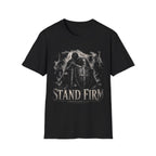 Stand Firm Ephesians 6 13 Christian Knight Armor Of God Spiritual Warfare Faith Courage T-Shirt
