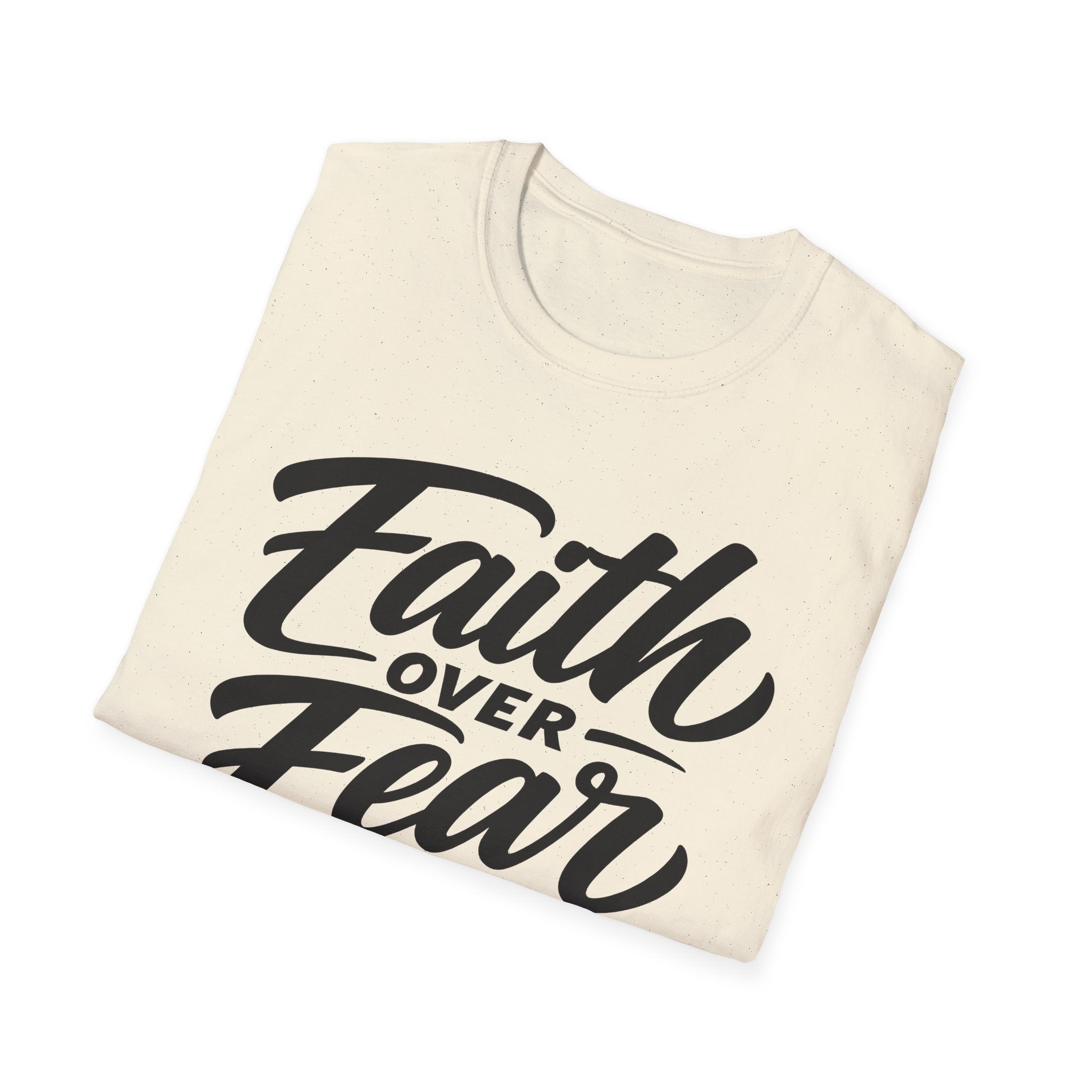 Faith over fear christian bible verse inspirational quote T-Shirt