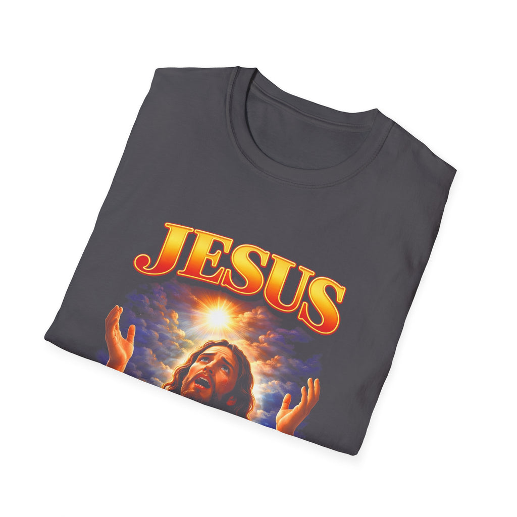 Jesus christ heavenly light prayer faith christian worship inspirational salvation hope T-Shirt