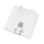 Urban jesus sunglasses crown of thorns barefoot relaxed christian street style youth aesthetic T-Shirt