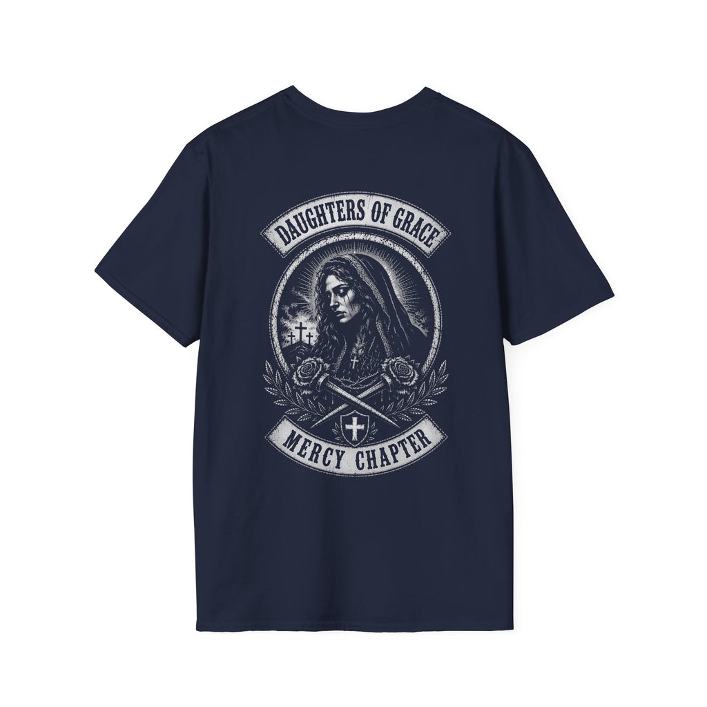 Daughters Of Grace Mercy Chapter Gothic Sacred Cross Roses Christian Biker Style