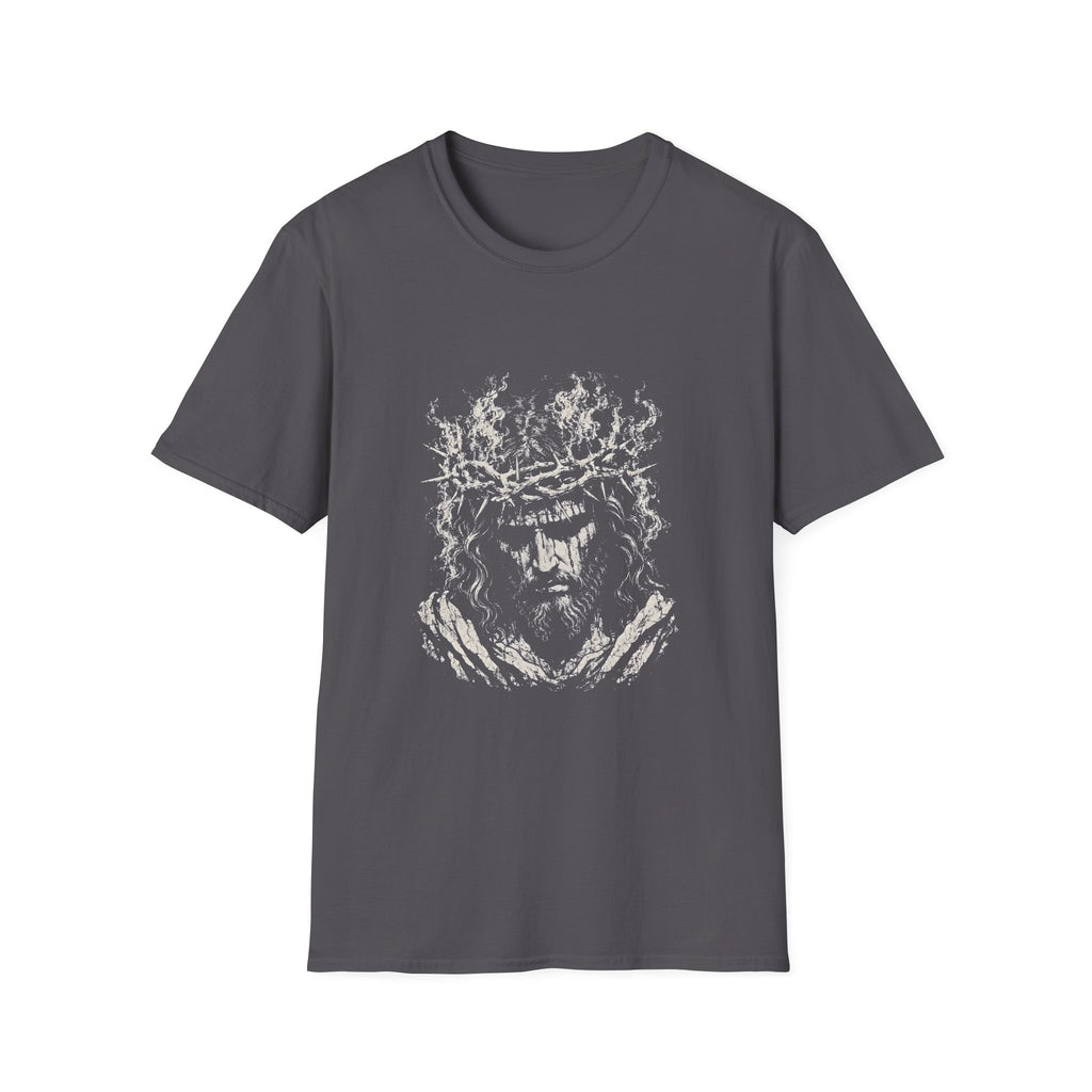 Jesus Christ Crown Of Thorns Suffering Savior Good Friday Easter Christian Faith T-Shirt