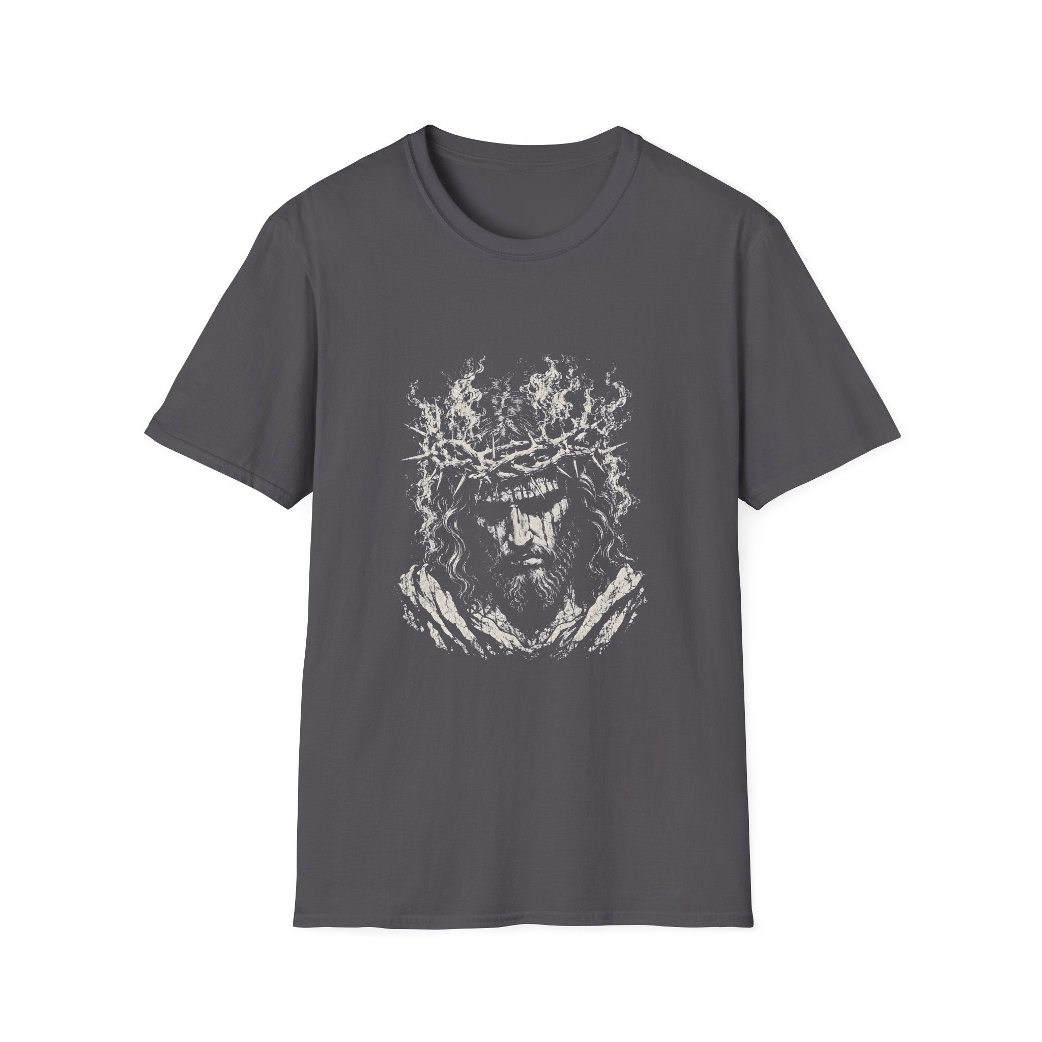 Jesus Christ Crown Of Thorns Suffering Savior Good Friday Easter Christian Faith T-Shirt
