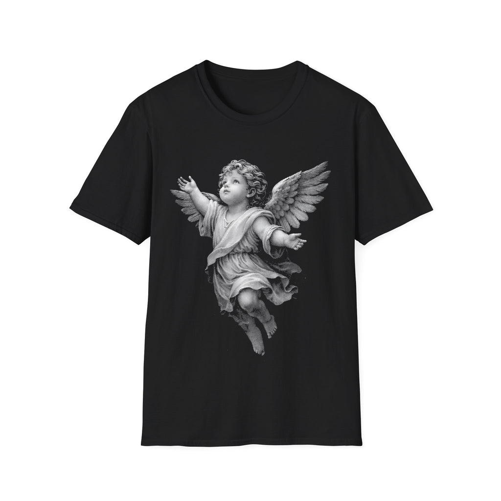 Guardian angel in gods hand spiritual christian memorial baby angel protection from above T-Shirt