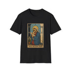 Holy mother mary vintage catholic art icon with baby jesus T-Shirt