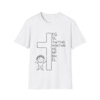 Christian kids cross fg sl twthg hobstwbi hs np bh el john 3 16 T-Shirt