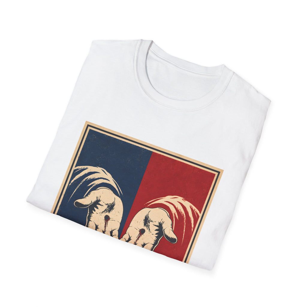 Forgiven Christian Nail Scarred Hands Jesus Easter Salvation Faith Reminder T-Shirt