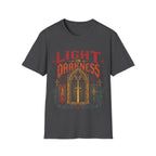 Light In Darkness Medieval Sword Faith Symbol