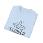 I have decided christian cross baptism faith kids ministry devotion T-Shirt