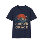 Guided By Grace Psalm 32 8 Christian Hiking Mountain Bible Verse Faith Outdoors T-Shirt