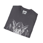 Endure In Silence Fallen Gothic Angel In Ruined Cathedral  Aesthetic For Metal And Horror Fans T-Shirt