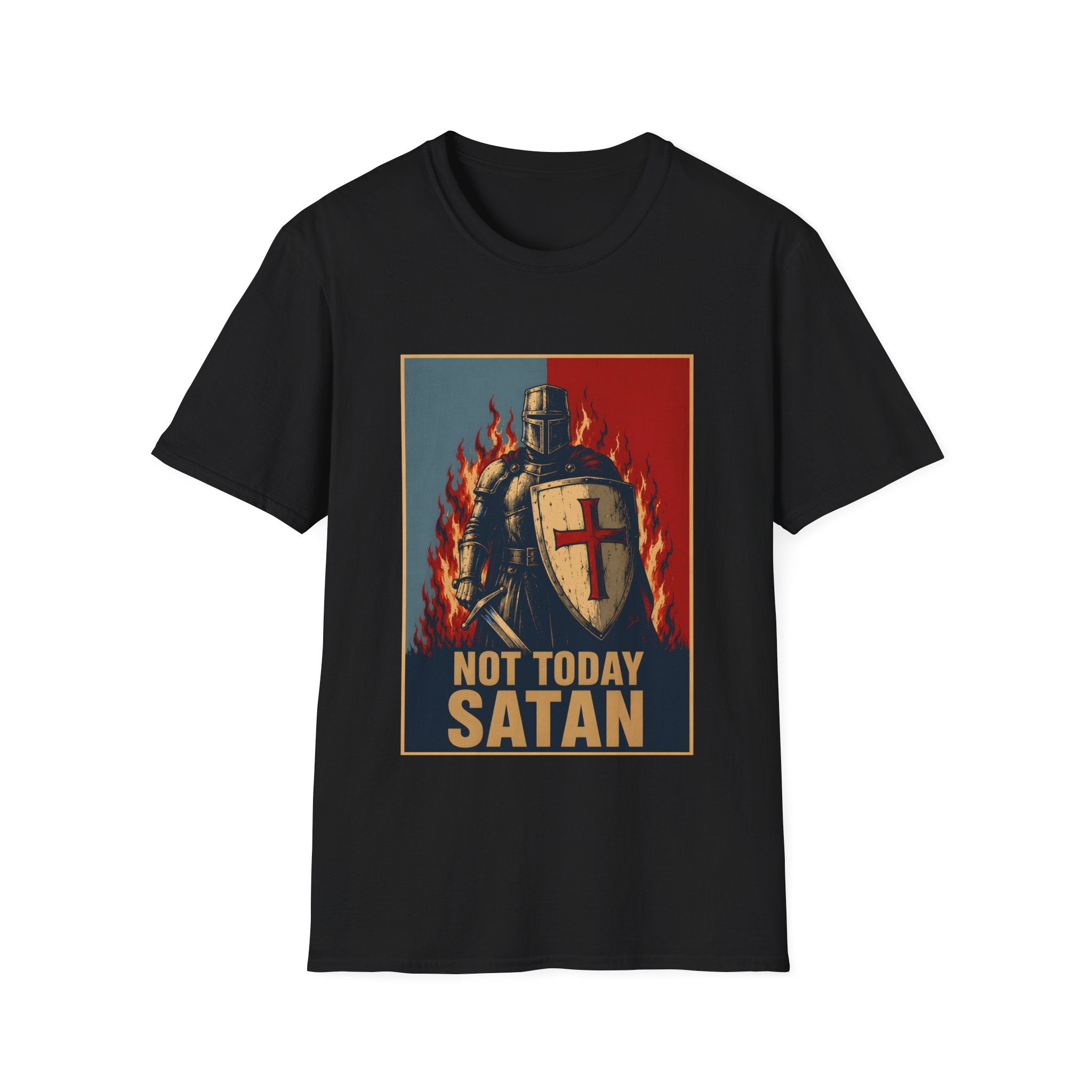 Not Today Satan Templar T-Shirt
