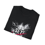 Set free john 8 36 christian cross broken chains easter faith freedom T-Shirt