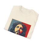 Redemption Jesus Christ Crown Of Thorns Christian Faith Hope Inspirational Savior Art Poster Style Religious Redemption T-Shirt