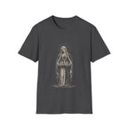 Sacred Heart Madonna With Prayer Candles Gothic Catholic Mary Icon T-Shirt