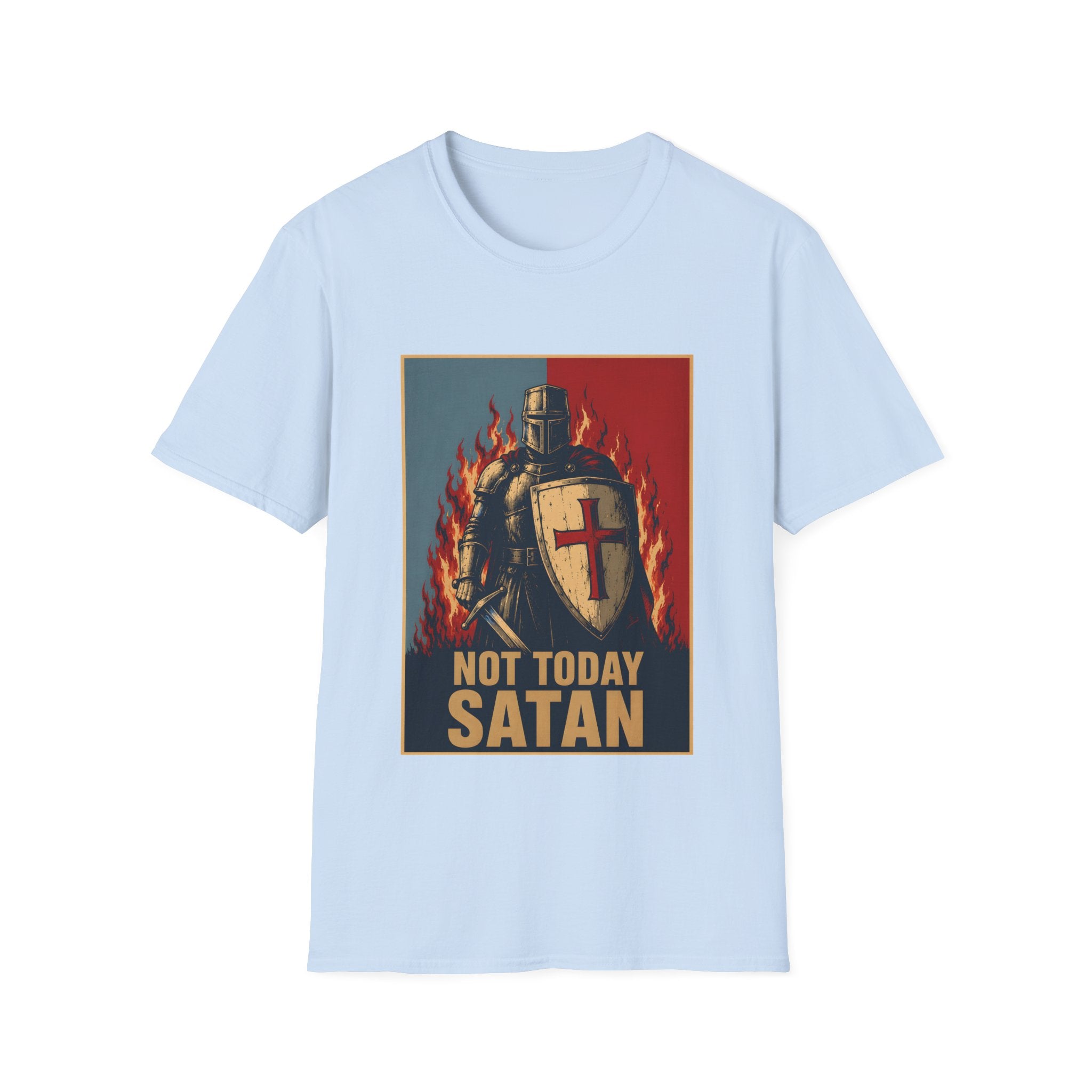 Not Today Satan Templar T-Shirt