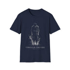 Through The Fire Isaiah 43 2 Christian Scripture Bible Verse Faith Artwork For Trials And Spiritual Strength T-Shirt