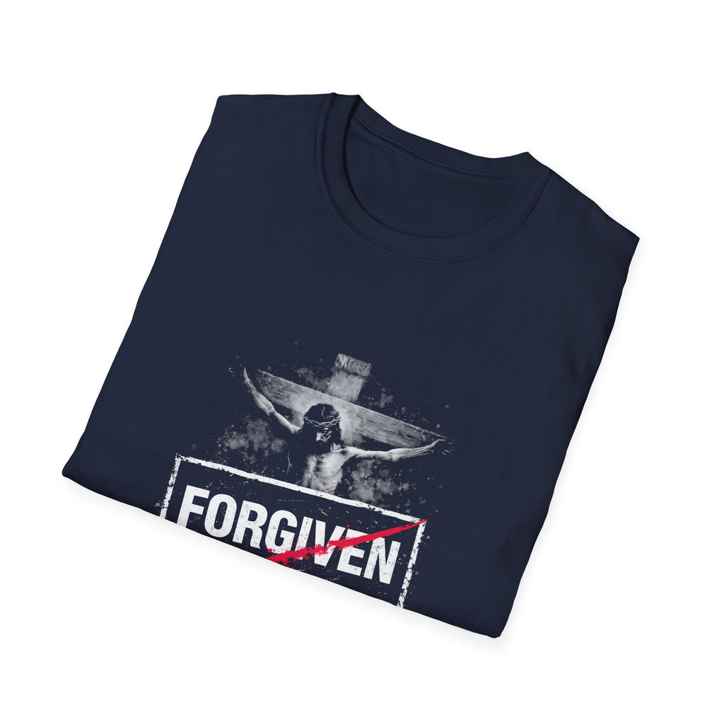Forgiven jesus on the cross paid in full romans 5 8 christian faith easter salvation reminder T-Shirt