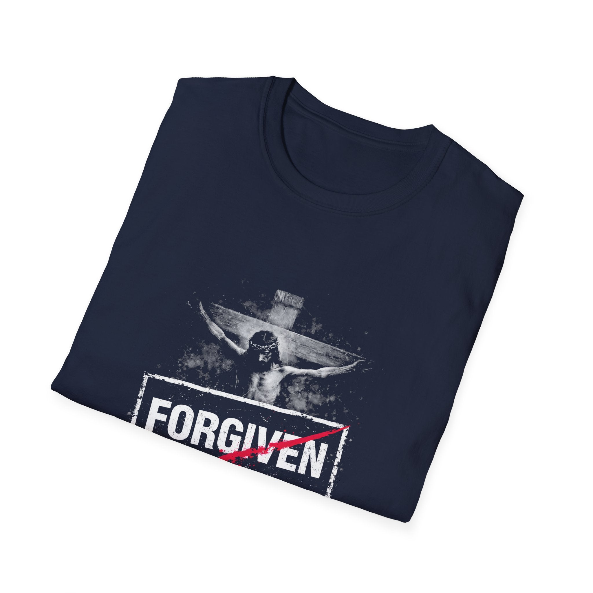 Forgiven jesus on the cross paid in full romans 5 8 christian faith easter salvation reminder T-Shirt