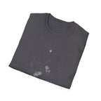 Holy family nativity scene with baby jesus mary joseph and christmas star in the bethlehem manger T-Shirt