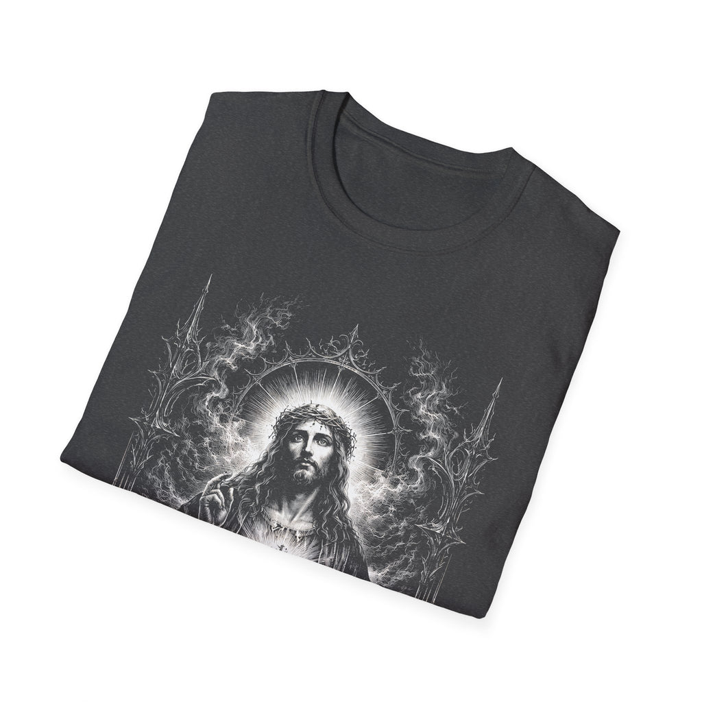 Jesus sacred heart radiant faith design for christian believers T-Shirt