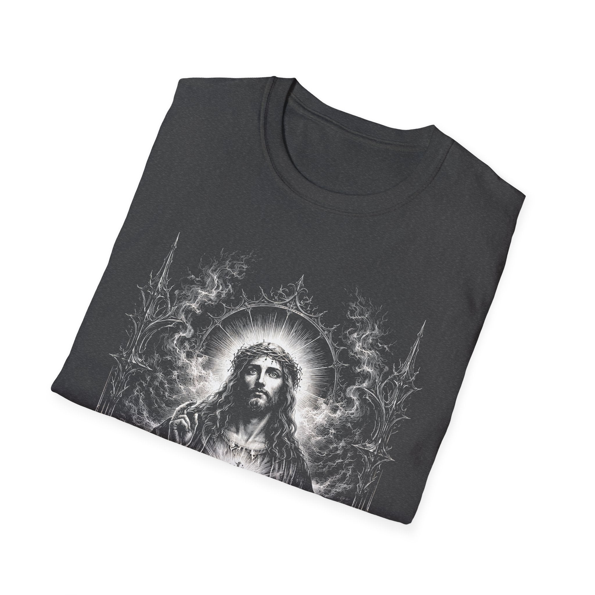 Jesus sacred heart radiant faith design for christian believers T-Shirt