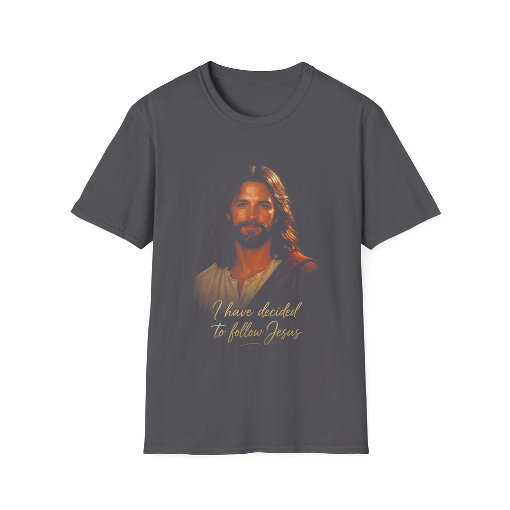 I have decided to follow jesus christian faith statement of faith for believers and disciples of christ T-Shirt