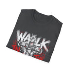 Walk In The Light Christian Cross Art Jesus Faith Spiritual Warfare Scripture Inspired T-Shirt