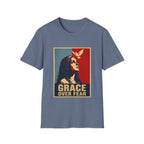 Grace Over Fear Christian Faith Inspirational Dove Woman Religious Hope T-Shirt