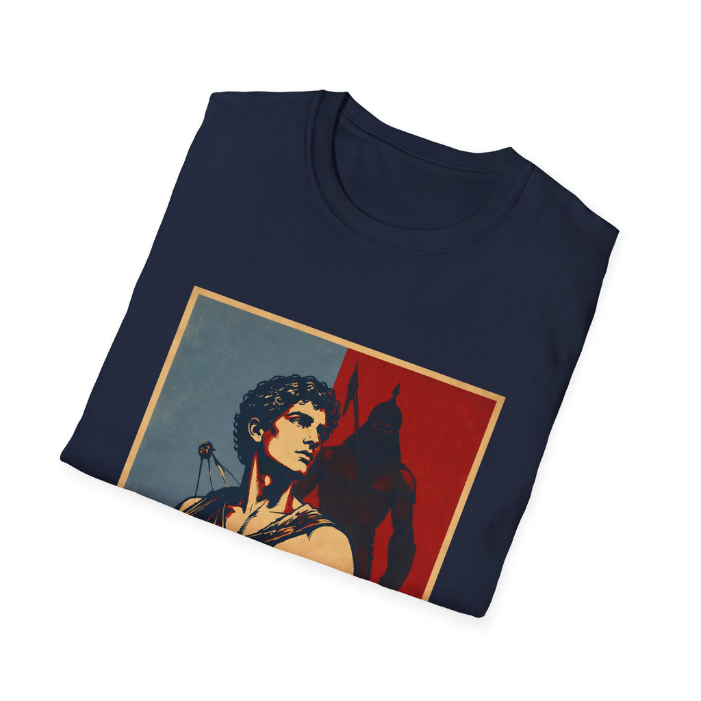 He Is Greater Than The Highs And Lows Christian David And Goliath Warrior Faith Inspirational T-Shirt